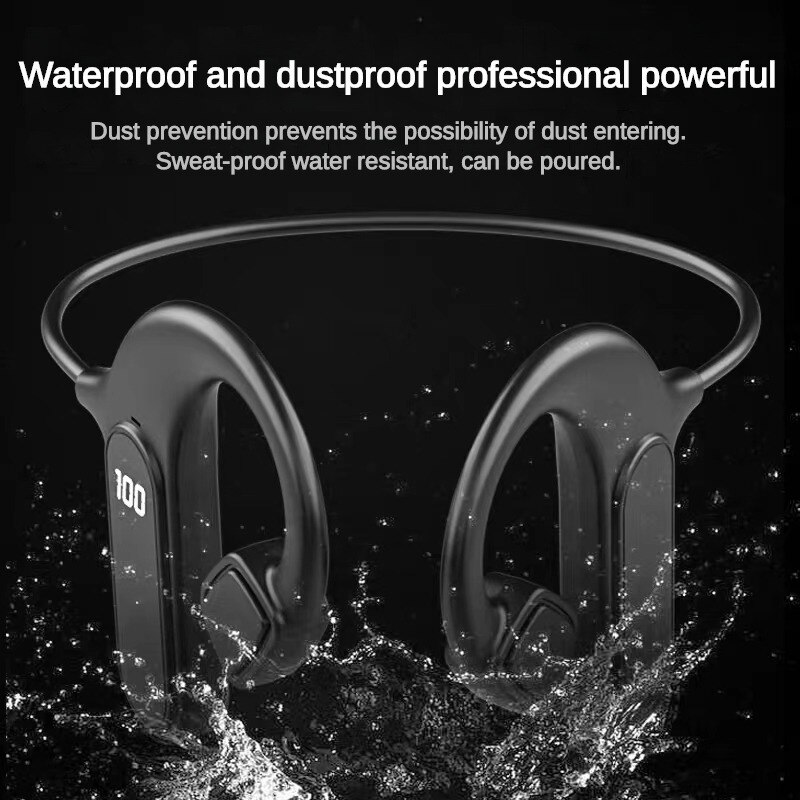New 5.2 Movement Non-in-ear Bone Conduction Bluetooth Headset Wireless Panoramic Pitch sound Quality Mobile Phone Universal